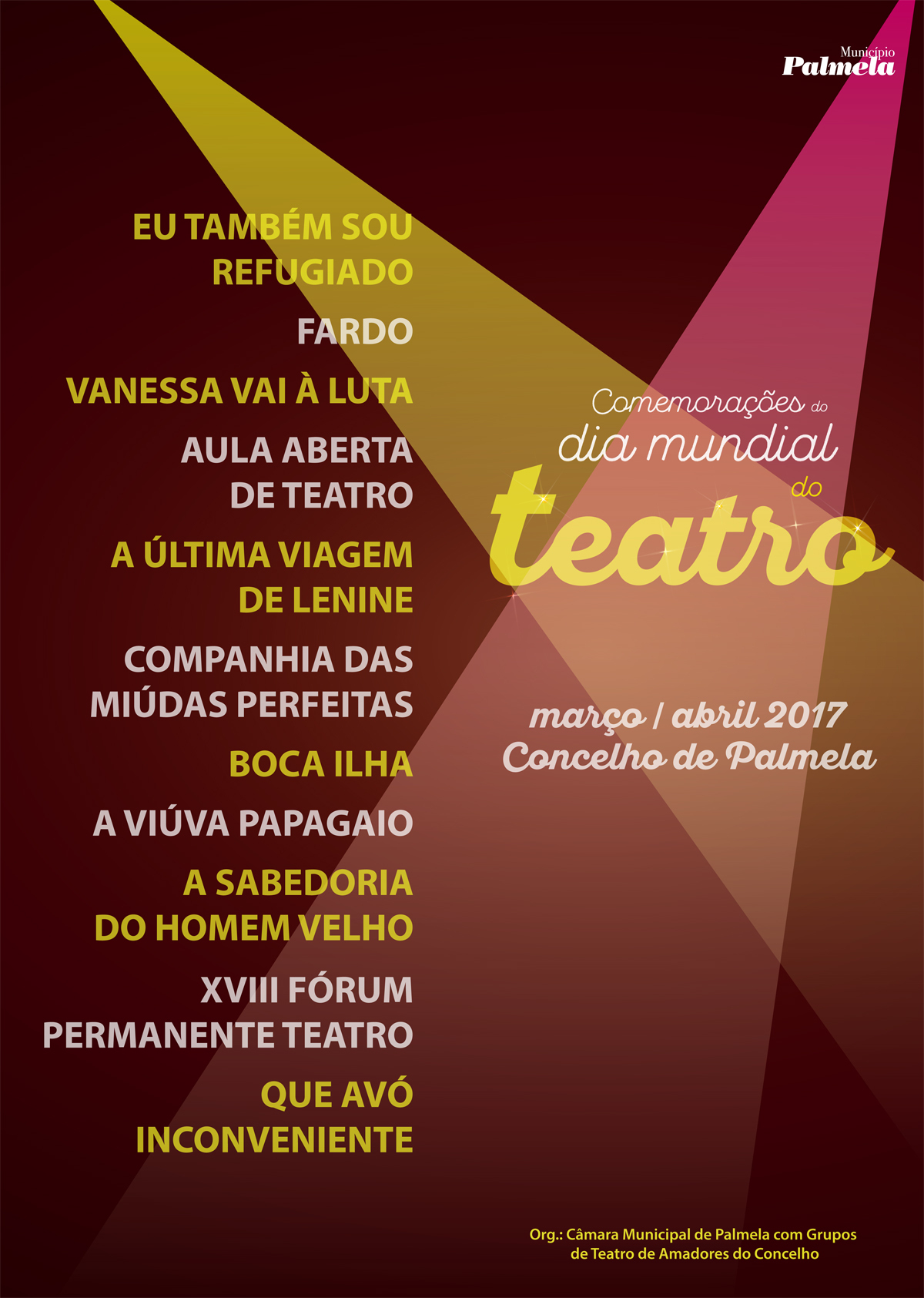 Comemorações do Dia Mundial do Teatro