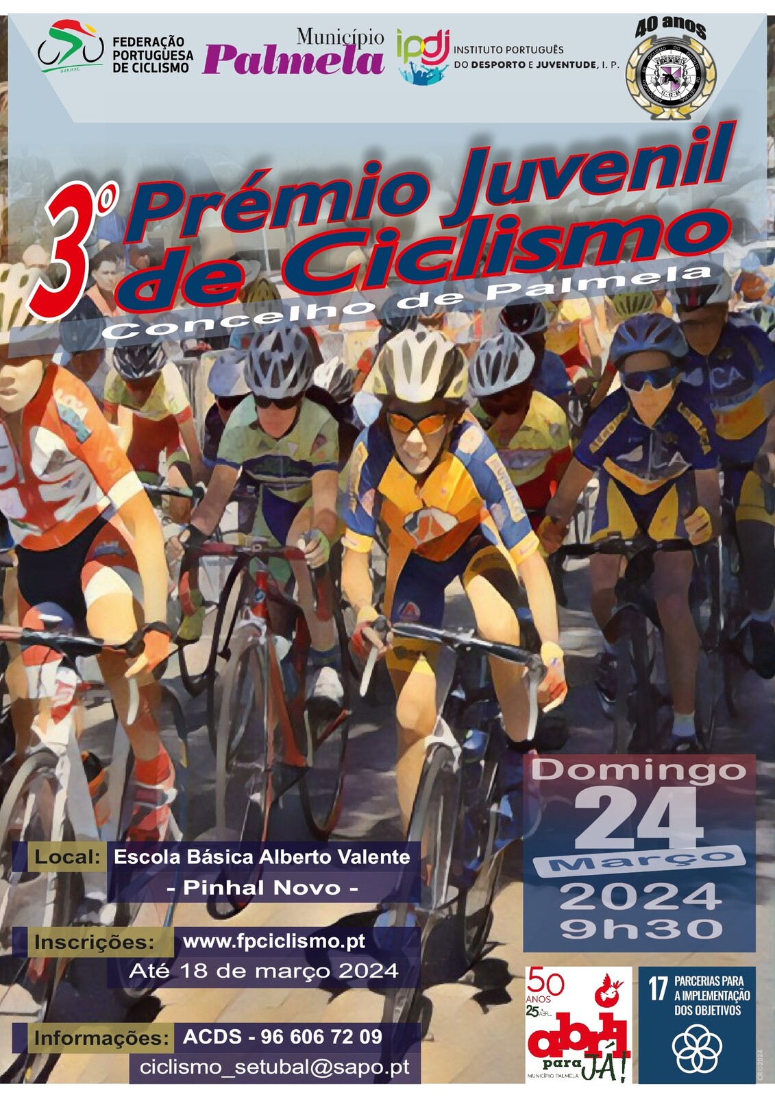 3.º Prémio Juvenil de Ciclismo disputado a 24 março