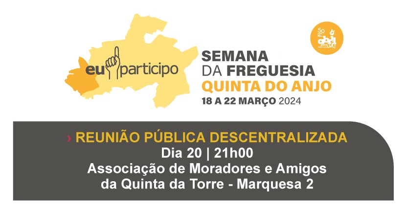 Reunião Pública descentralizada na Marquesa II – 20 de março