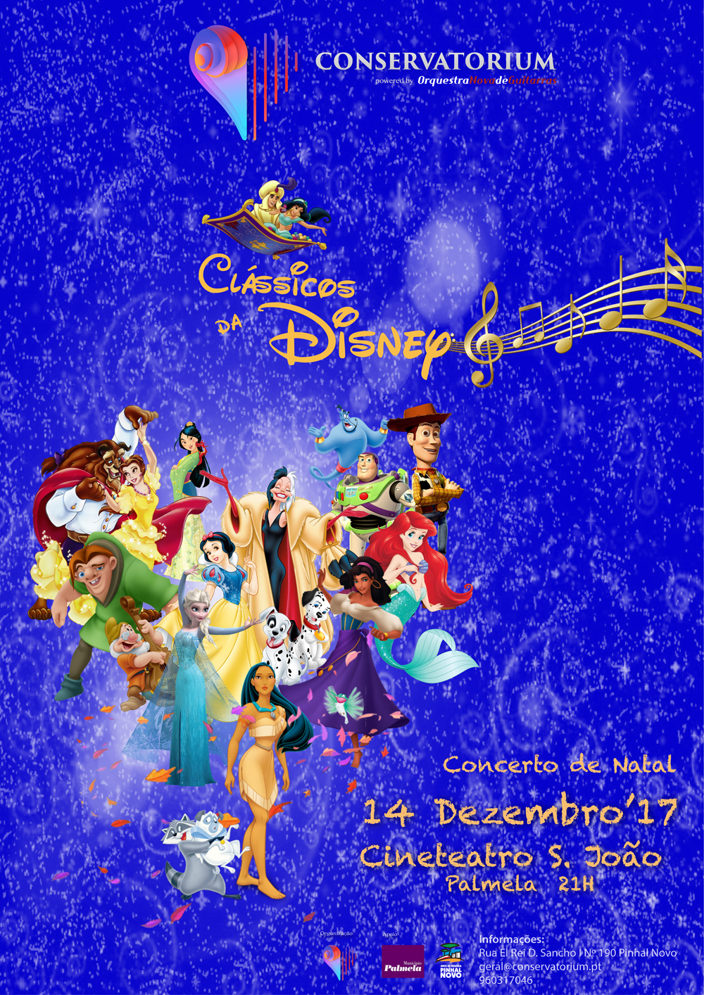 Imaginário da Disney em concerto natalício pela Orquestra Nova de Guitarras: 14 de dezembro - Cin...
