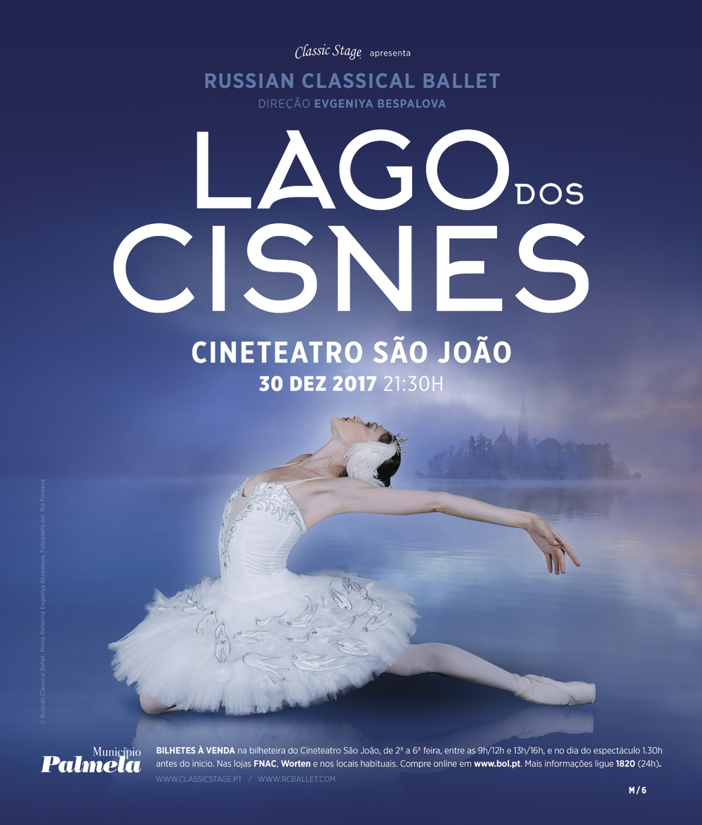 Bailado “O Lago dos Cisnes” fecha programação de dezembro no Cine-Teatro S. João