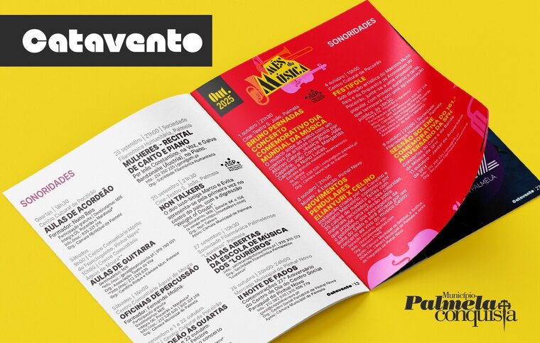 newsletter Catavento programa de outubro