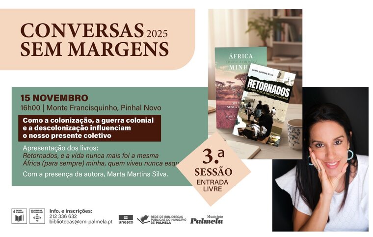 newsletter sess&atilde;o conversas sem margens a 15 de novembro