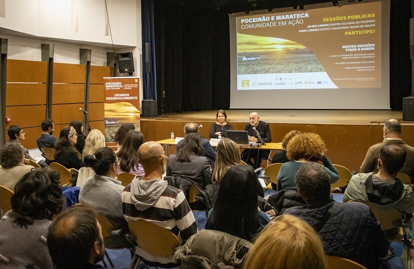 Sessão pública no Centro Cultural e Poceirão.