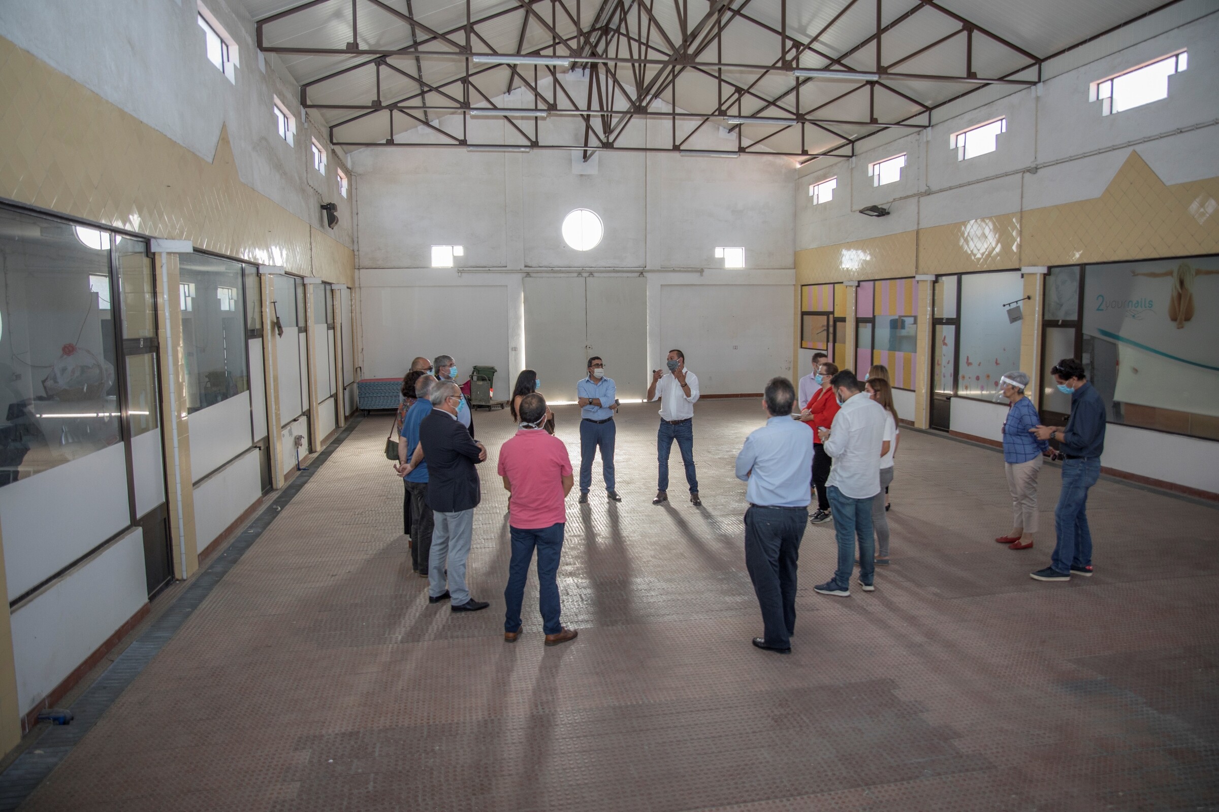 Visita ao Mercado Municipal de Quinta do Anjo.