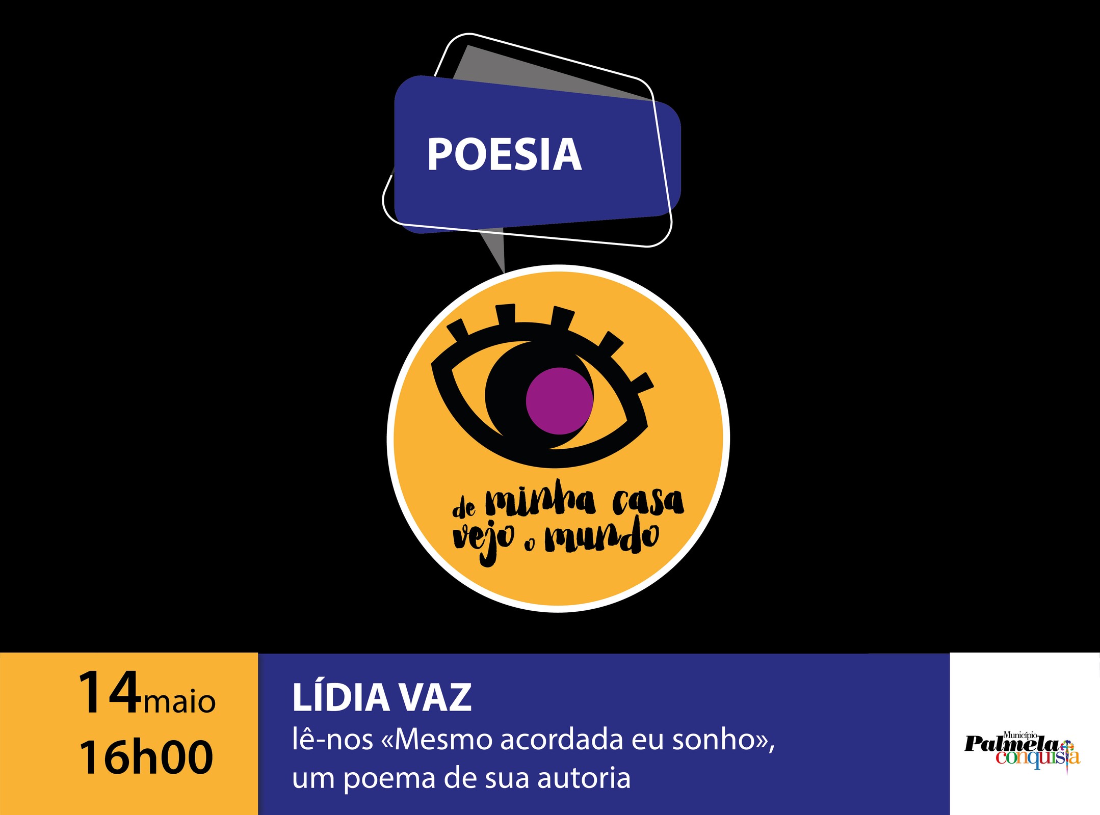 FIQUE EM CASA: DE MINHA CASA VEJO O MUNDO COM LÍDIA VAZ