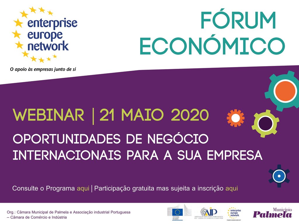 WEBINAR "OPORTUNIDADES DE NEGÓCIO INTERNACIONAIS PARA A SUA EMPRESA"