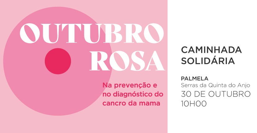 OUTUBRO ROSA: CAMINHADA SOLIDÁRIA