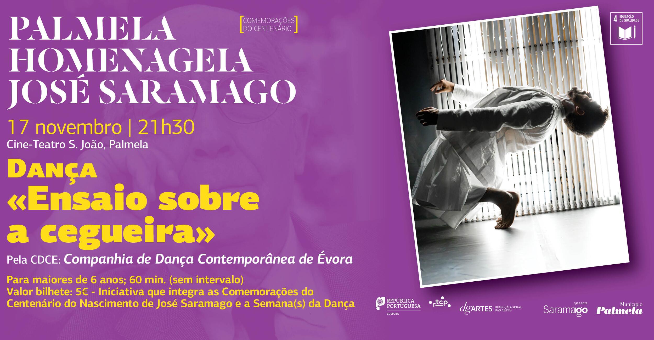 "ENSAIO SOBRE A CEGUEIRA": Pela CDCE - Companhia de Dança Contemporânea de Évora