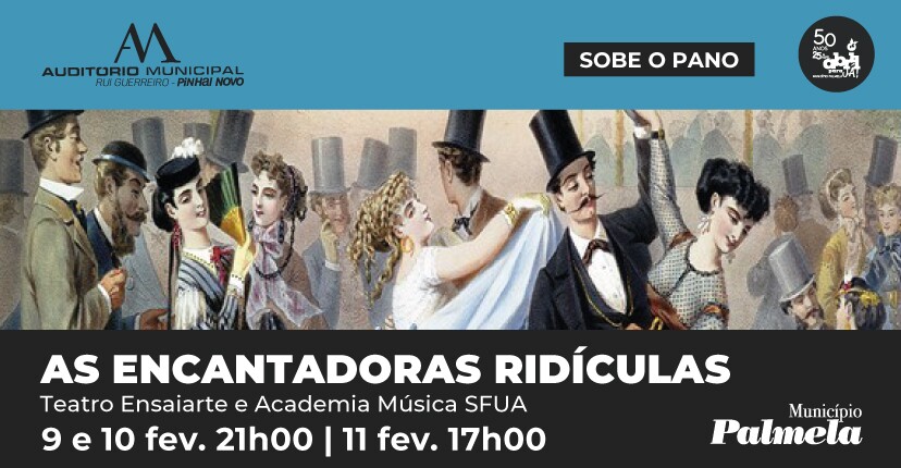 Teatro Ensaiarte apresenta "AS ENCANTADORAS RIDÍCULAS"