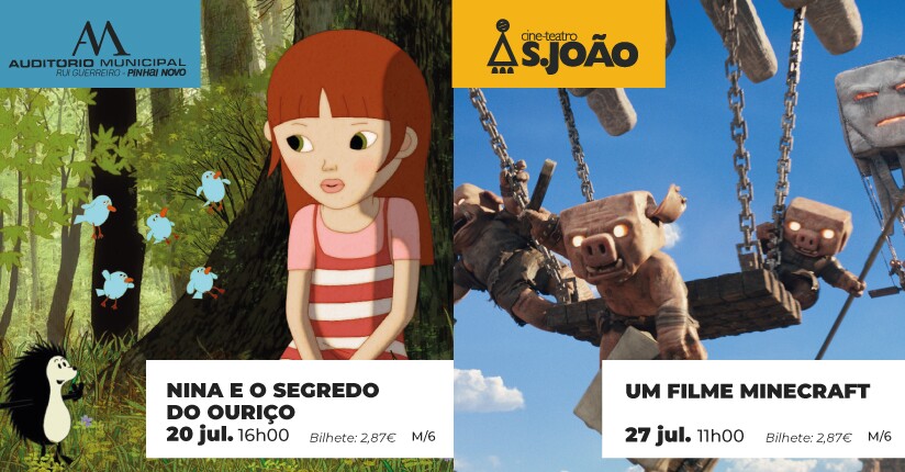 CINEMA INFANTIL - Conheça os filmes de julho