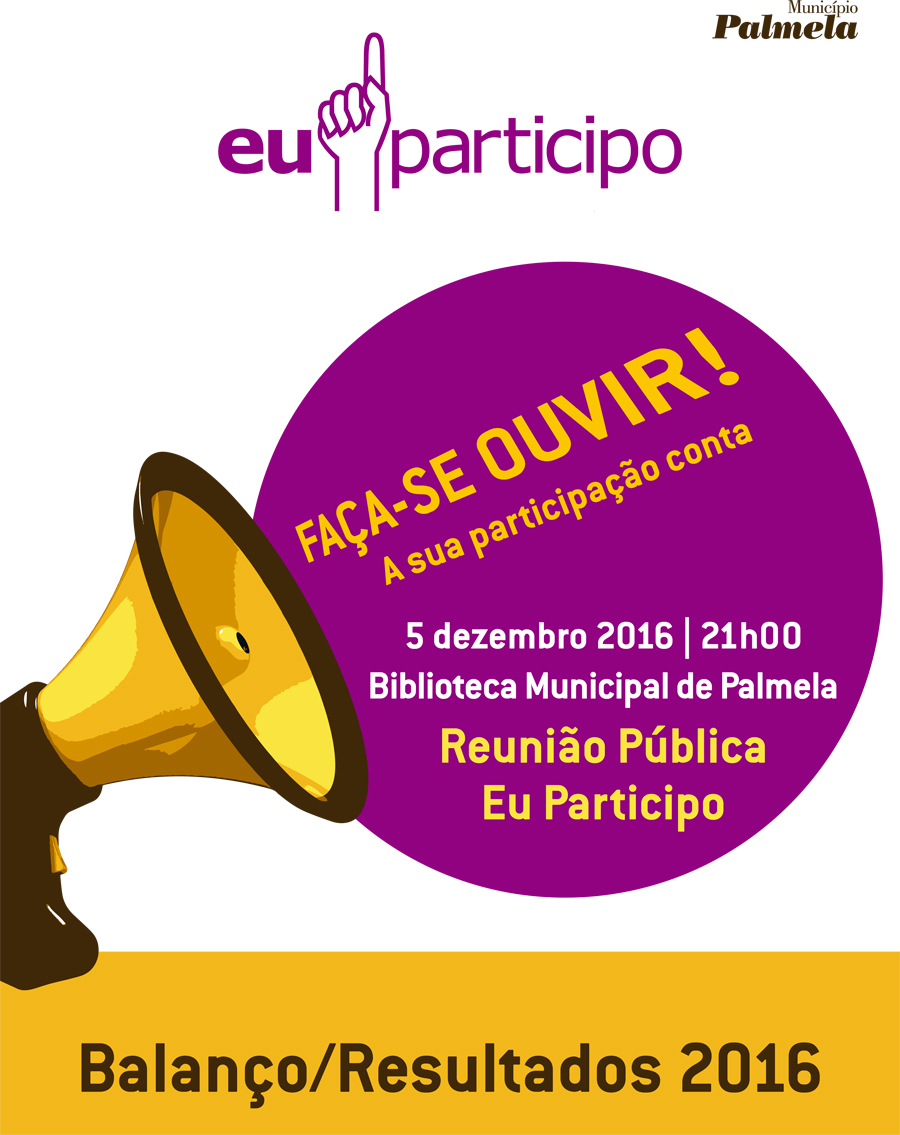 EU PARTICIPO - REUNIÃO PÚBLICA