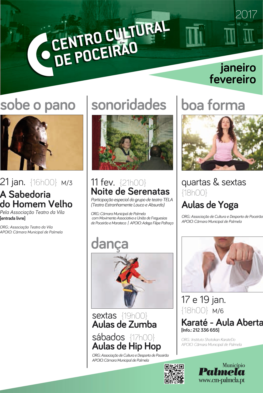 PROGRAMAÇÃO CENTRO CULTURAL POCEIRÃO - JAN/FEV