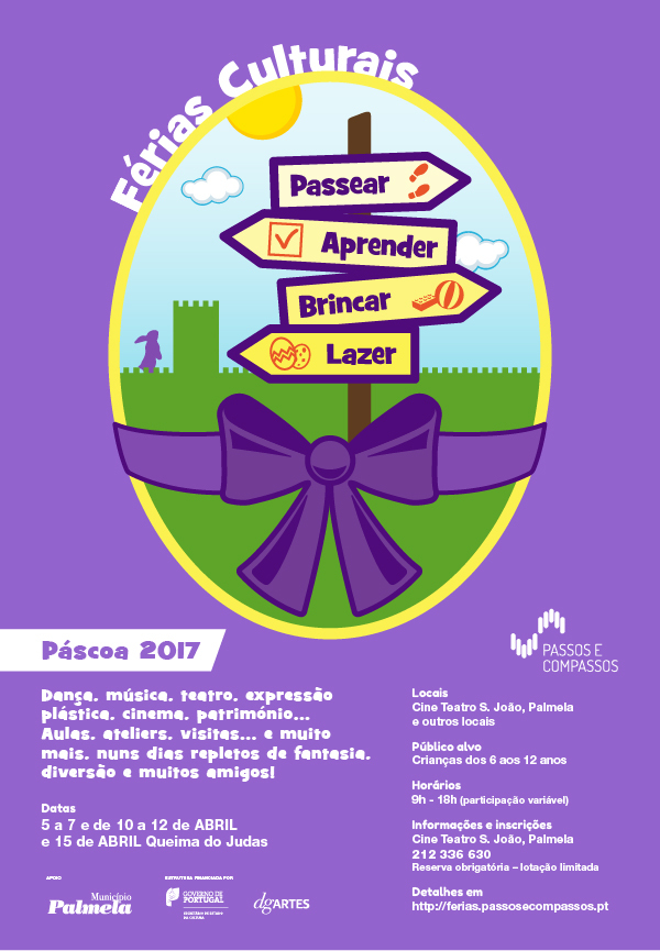 FÉRIAS CULTURAIS PÁSCOA 2017