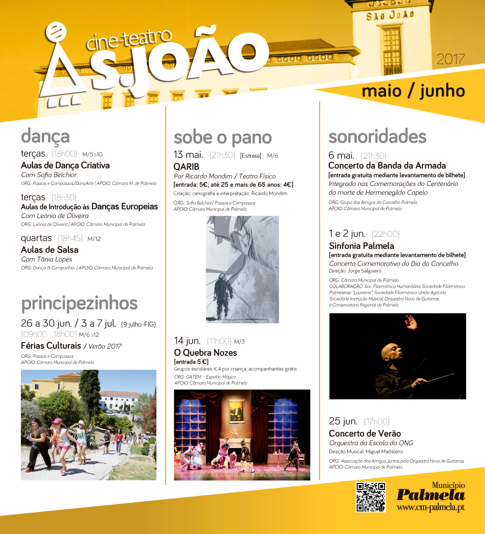 Cine-Teatro S.João - programação mai/jun