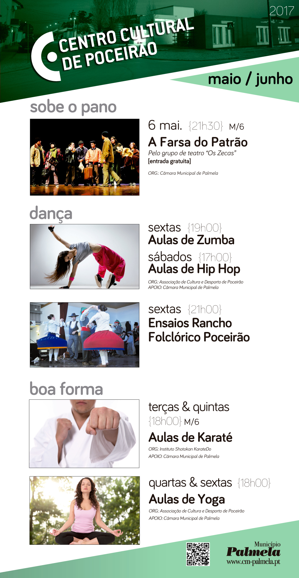 Centro Cultural de Poceirão - Programação mai/jun