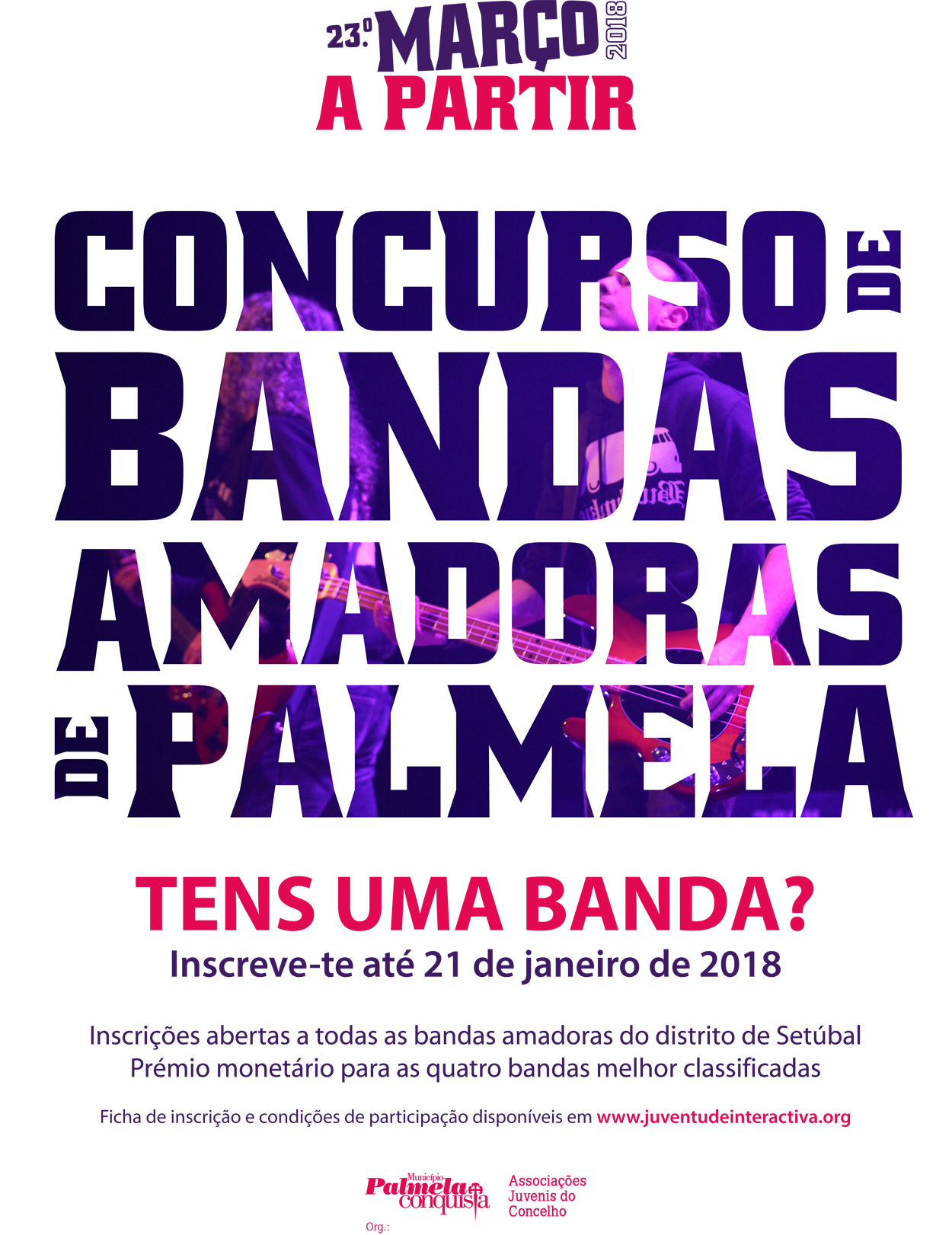 Warm up "Março a Partir": Concurso de Bandas Amadoras de Palmela