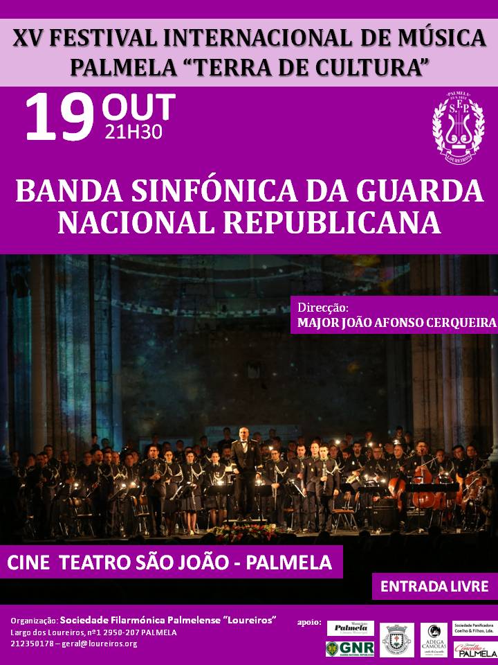 XV FESTIVAL INTERNACIONAL DE MÚSICA - PALMELA "TERRA DE CULTURA"