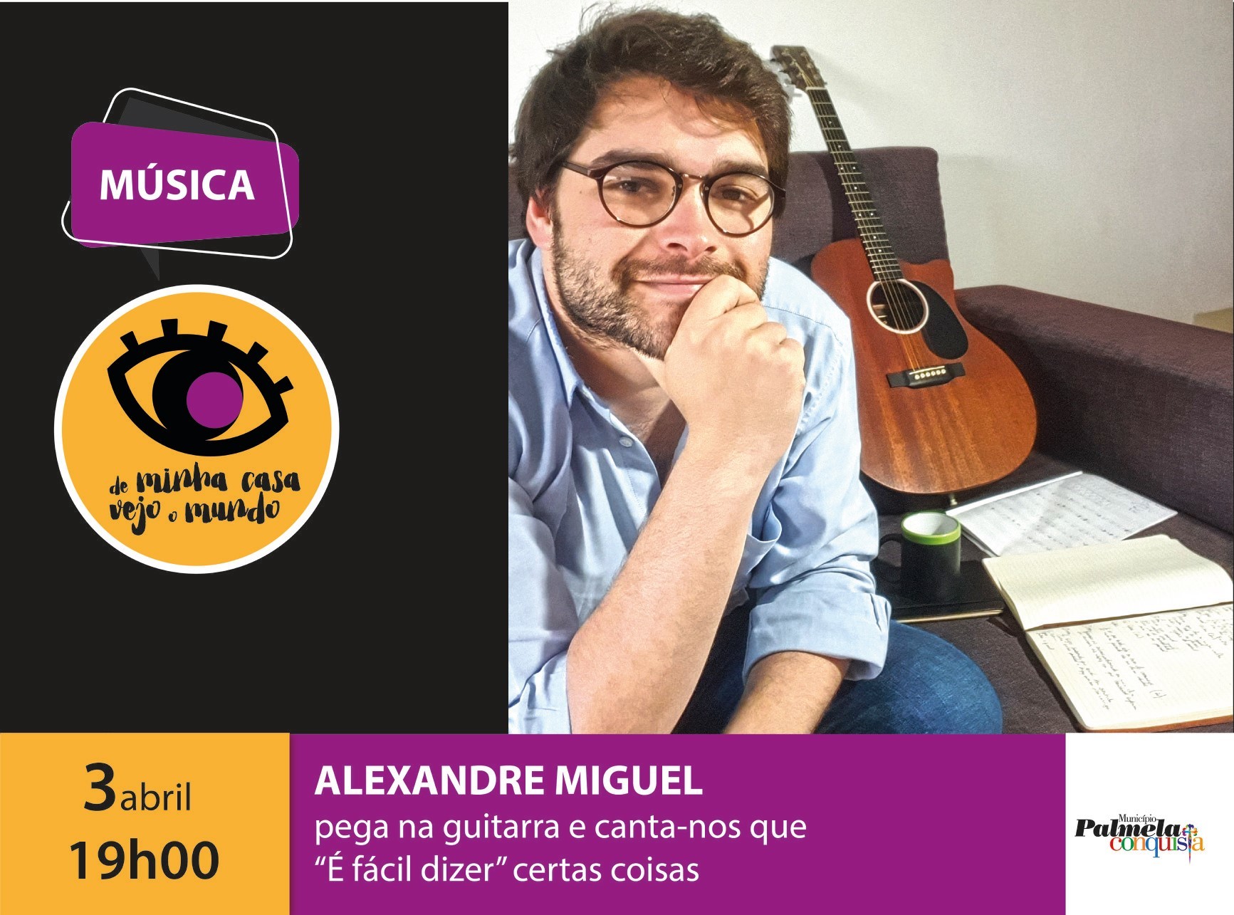 FIQUE EM CASA: DE MINHA CASA VEJO O MUNDO COM ALEXANDRE SILVA