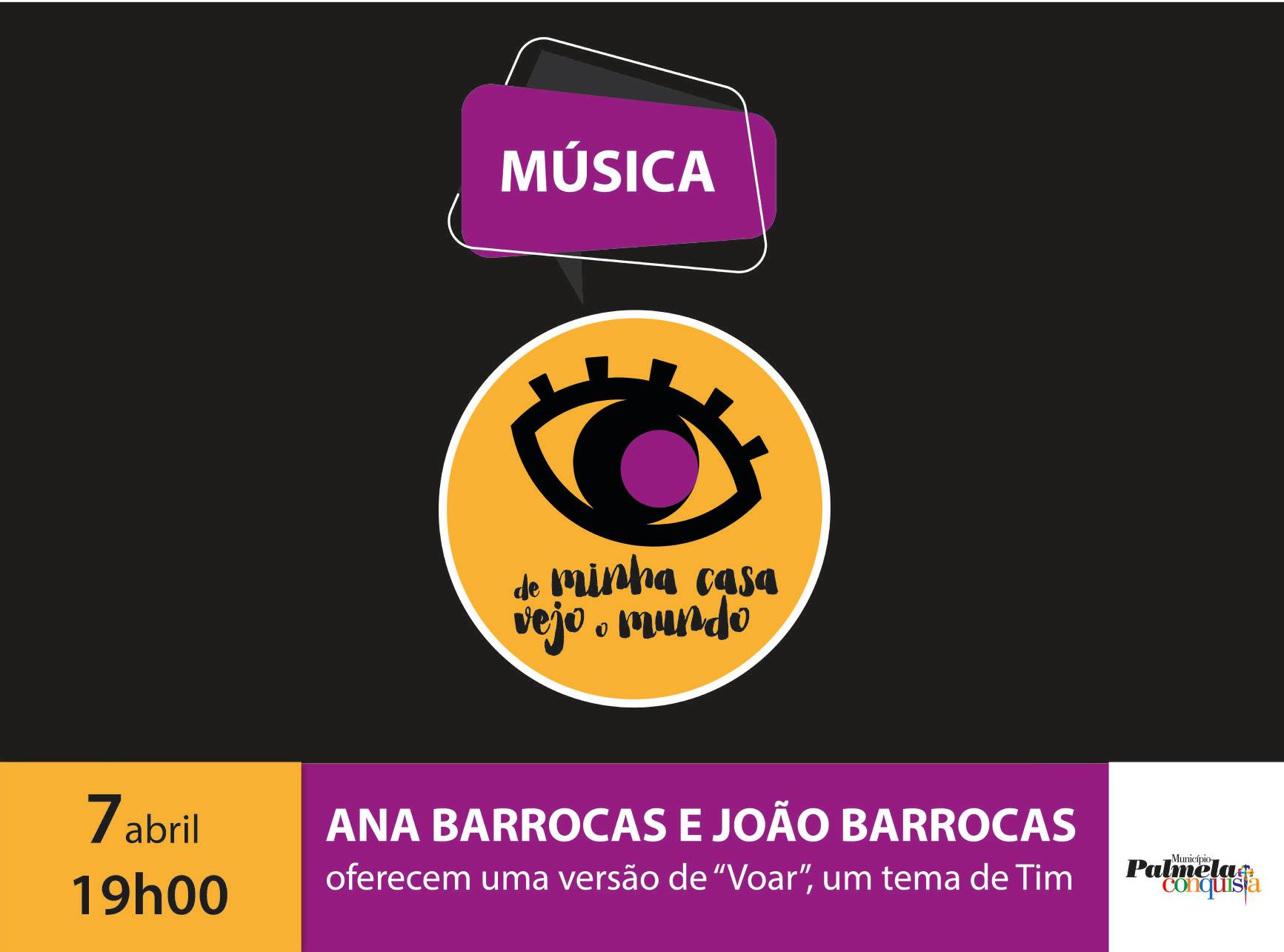 FIQUE EM CASA: DE MINHA CASA VEJO O MUNDO COM ANA E JOÃO BARROCAS