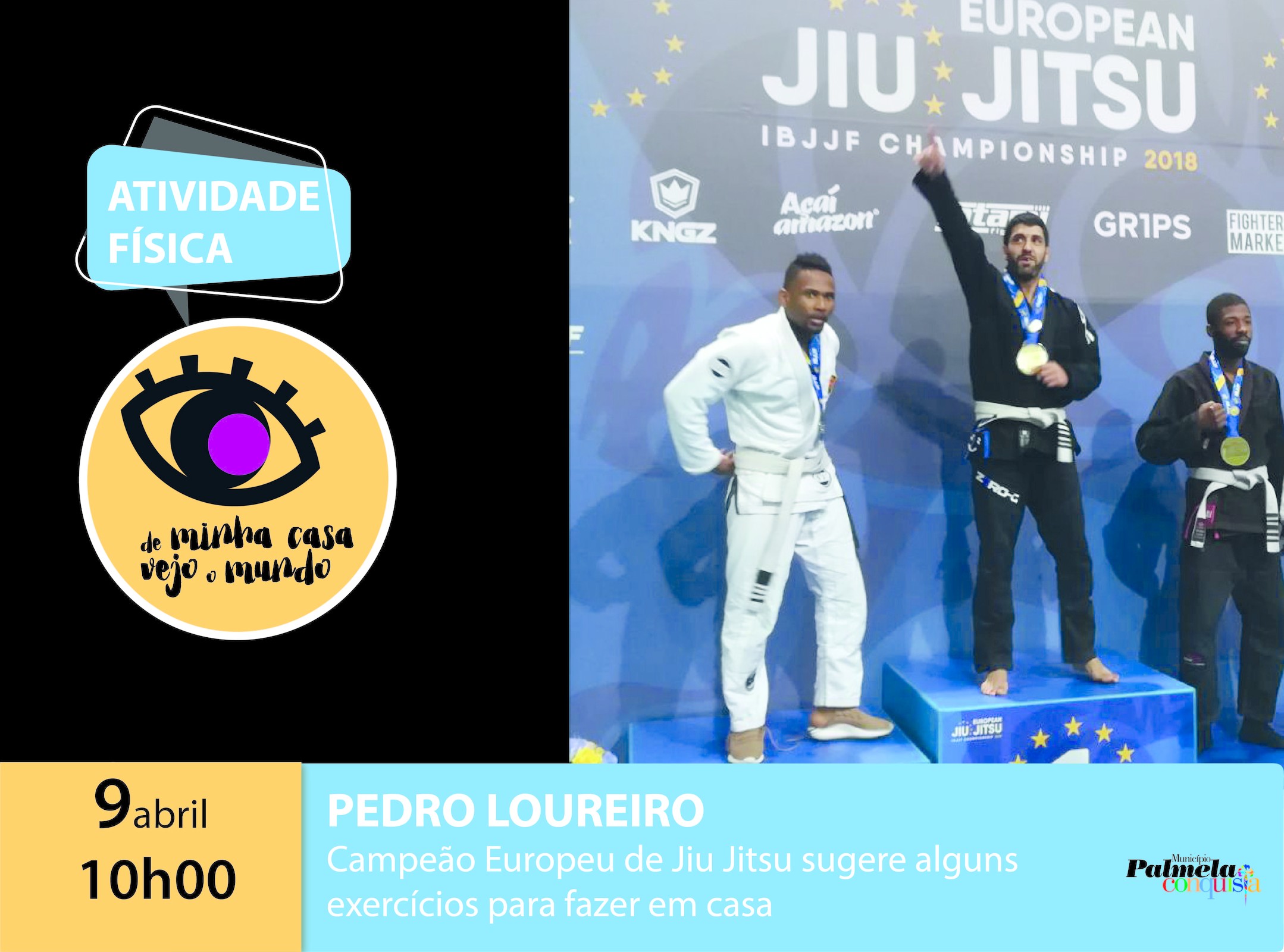 FIQUE EM CASA: DE MINHA CASA VEJO O MUNDO COM PEDRO LOUREIRO