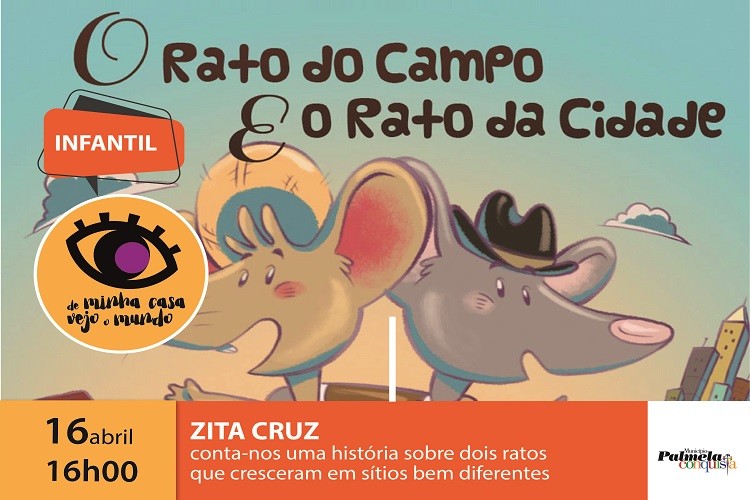 FIQUE EM CASA: DE MINHA CASA VEJO O MUNDO COM ZITA CRUZ