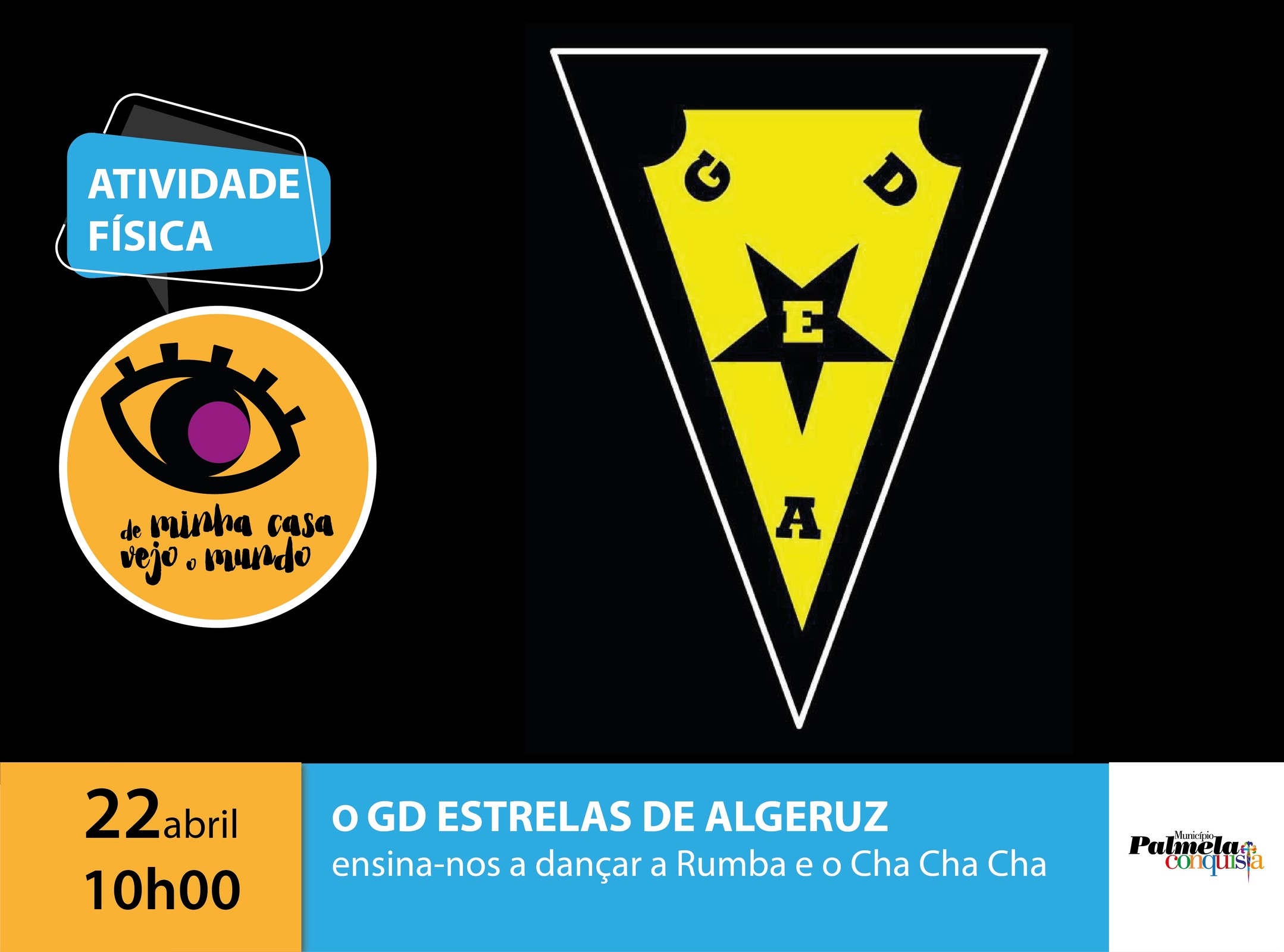 FIQUE EM CASA: DE MINHA CASA VEJO O MUNDO COM G.D. ESTRELAS DE ALGERUZ