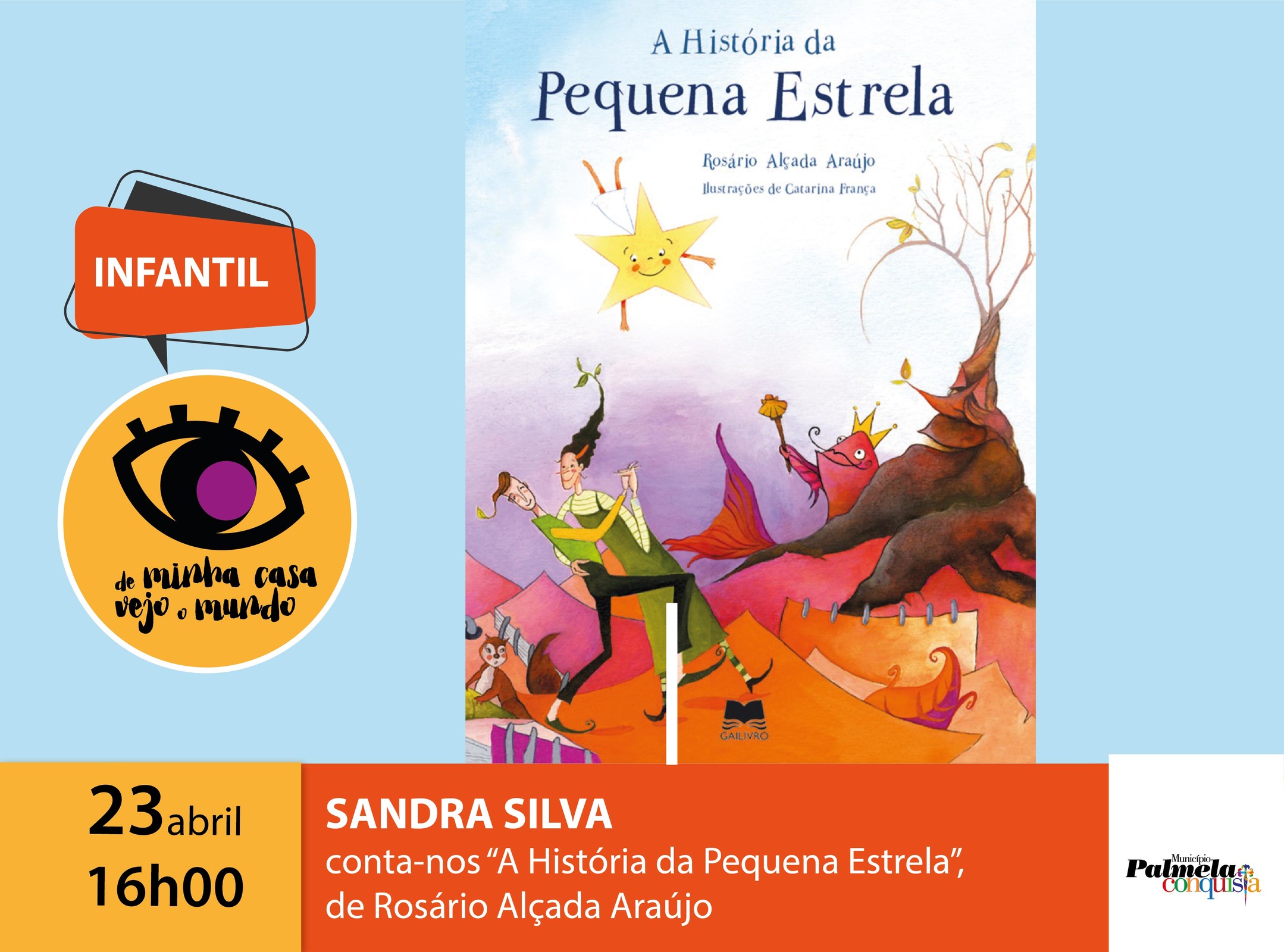 FIQUE EM CASA: DE MINHA CASA VEJO O MUNDO COM SANDRA SILVA