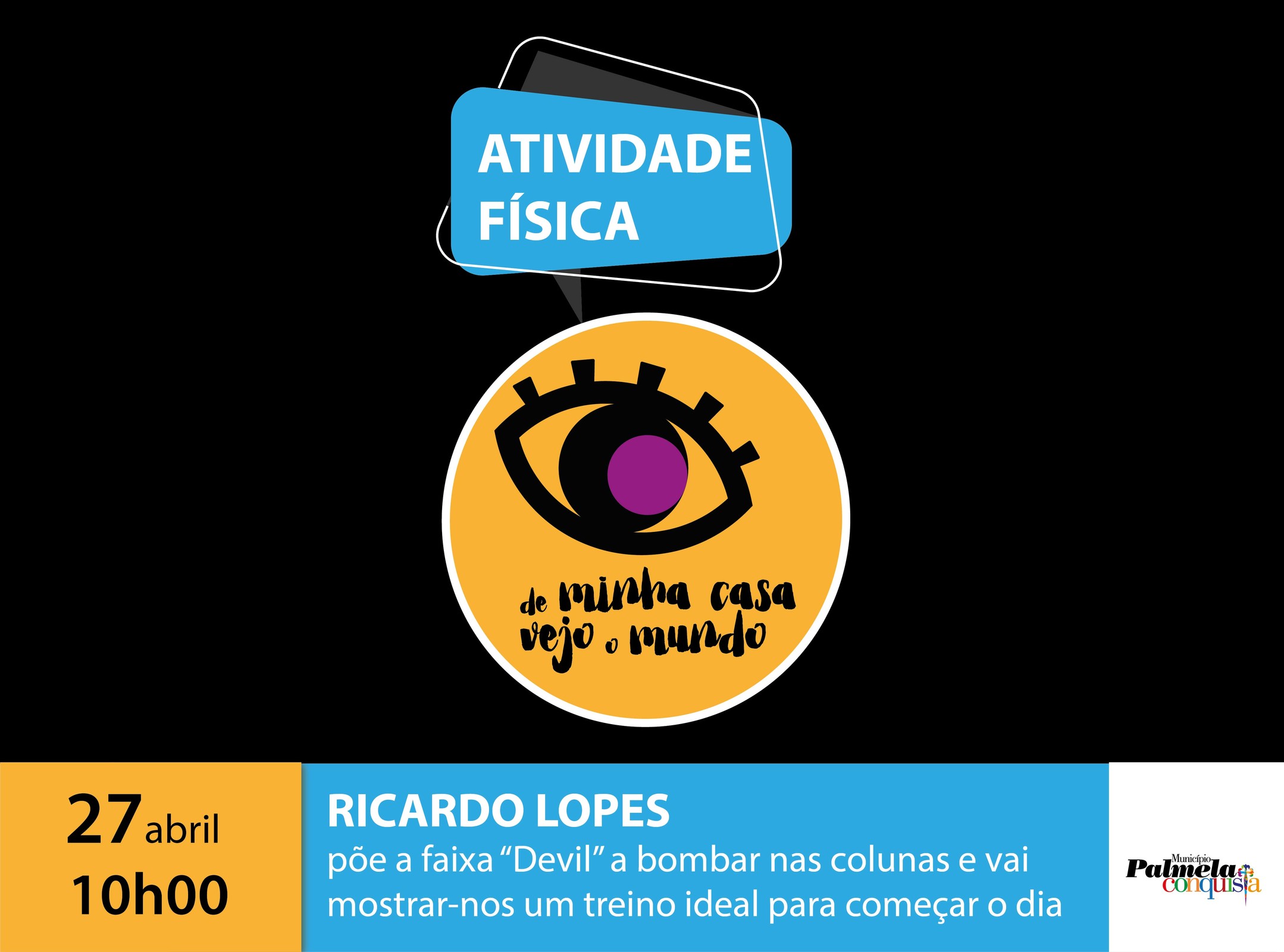 FIQUE EM CASA: DE MINHA CASA VEJO O MUNDO COM RICARDO LOPES