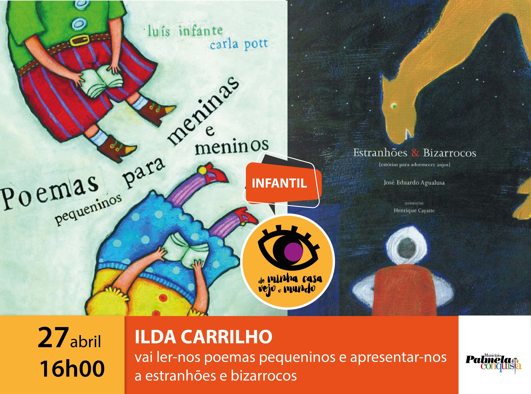 FIQUE EM CASA: DE MINHA CASA VEJO O MUNDO COM ILDA CARRILHO