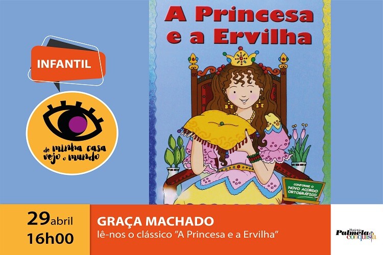 FIQUE EM CASA: DE MINHA CASA VEJO O MUNDO COM GRAÇA MACHADO