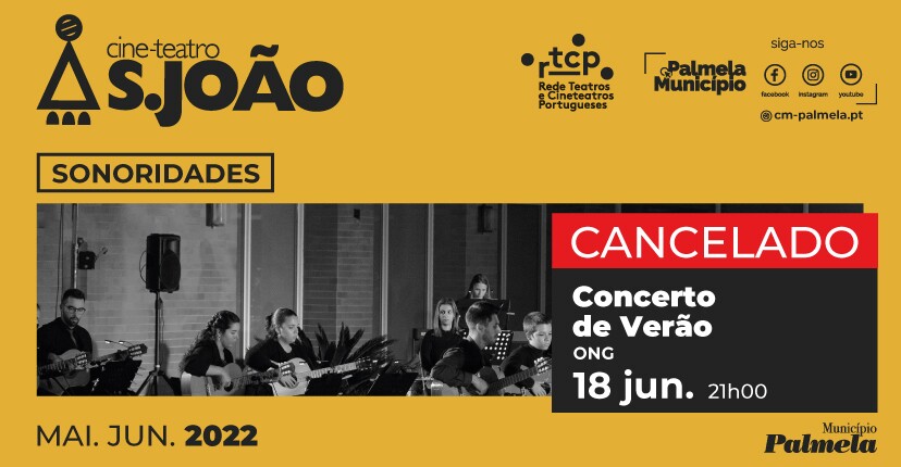 CANCELADO: ONG apresenta “Concerto de Verão” em Palmela