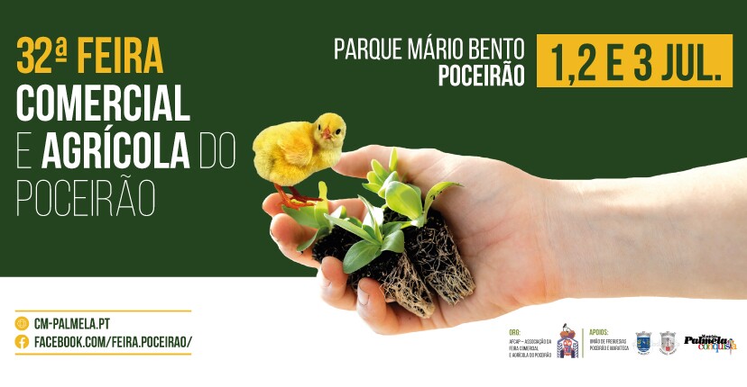 Feira Comercial e Agrícola do Poceirão de 1 a 3 de julho - conheça o programa!