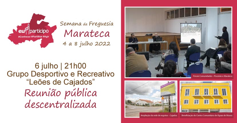 Reunião de Câmara em Cajados a 6 de julho 