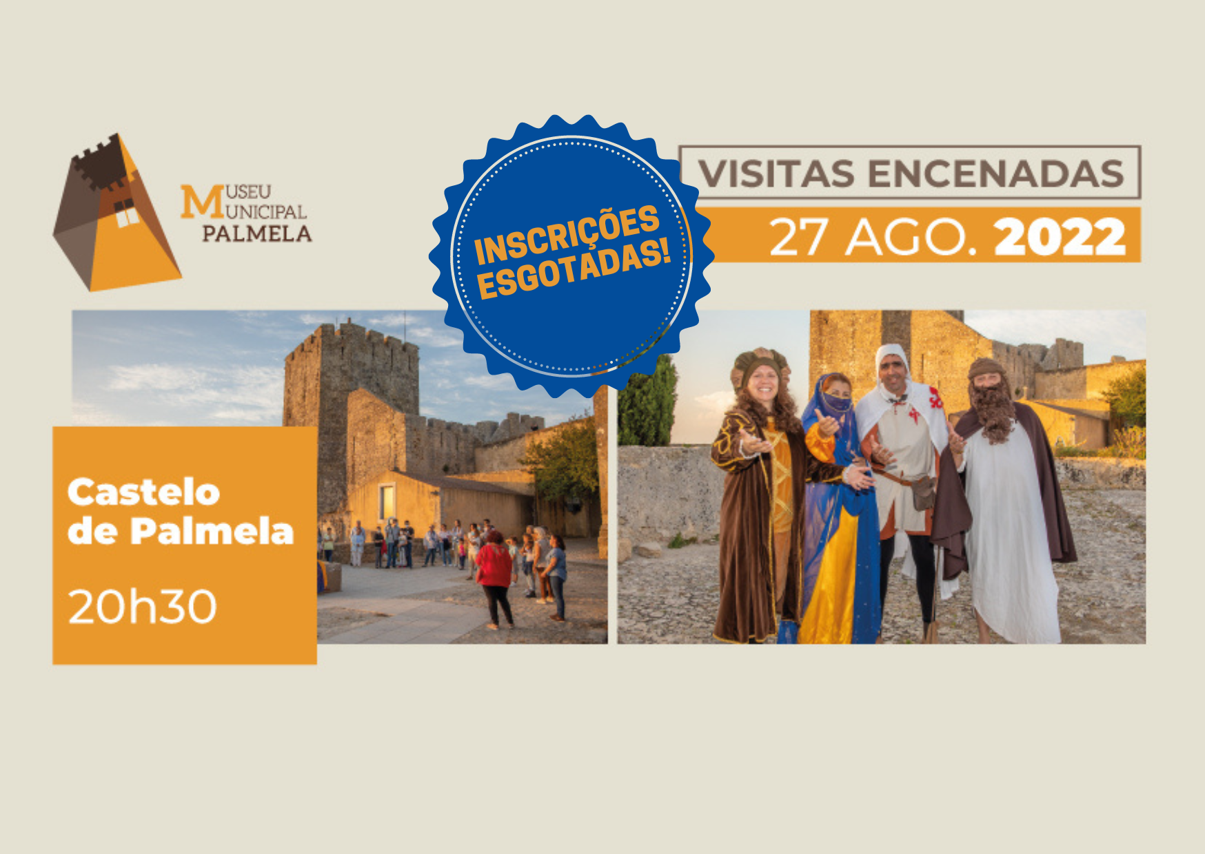27 de agosto: Visita encenada ao Castelo esgotada!