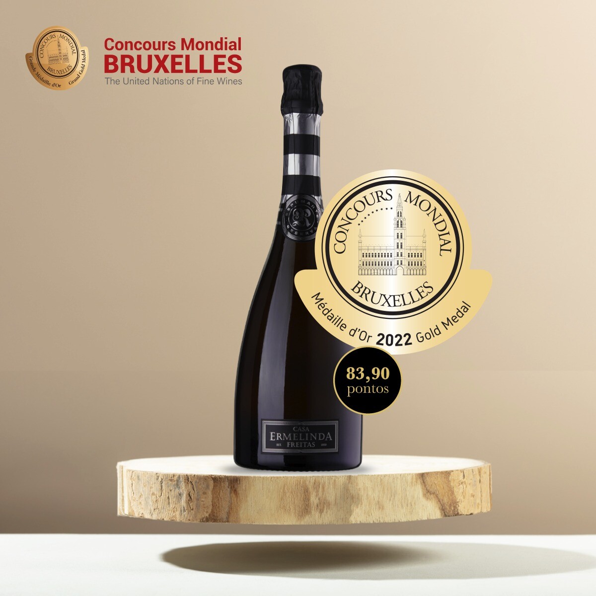 Casa Ermelinda Freitas conquista Medalha de Ouro no Mundial de Bruxelas