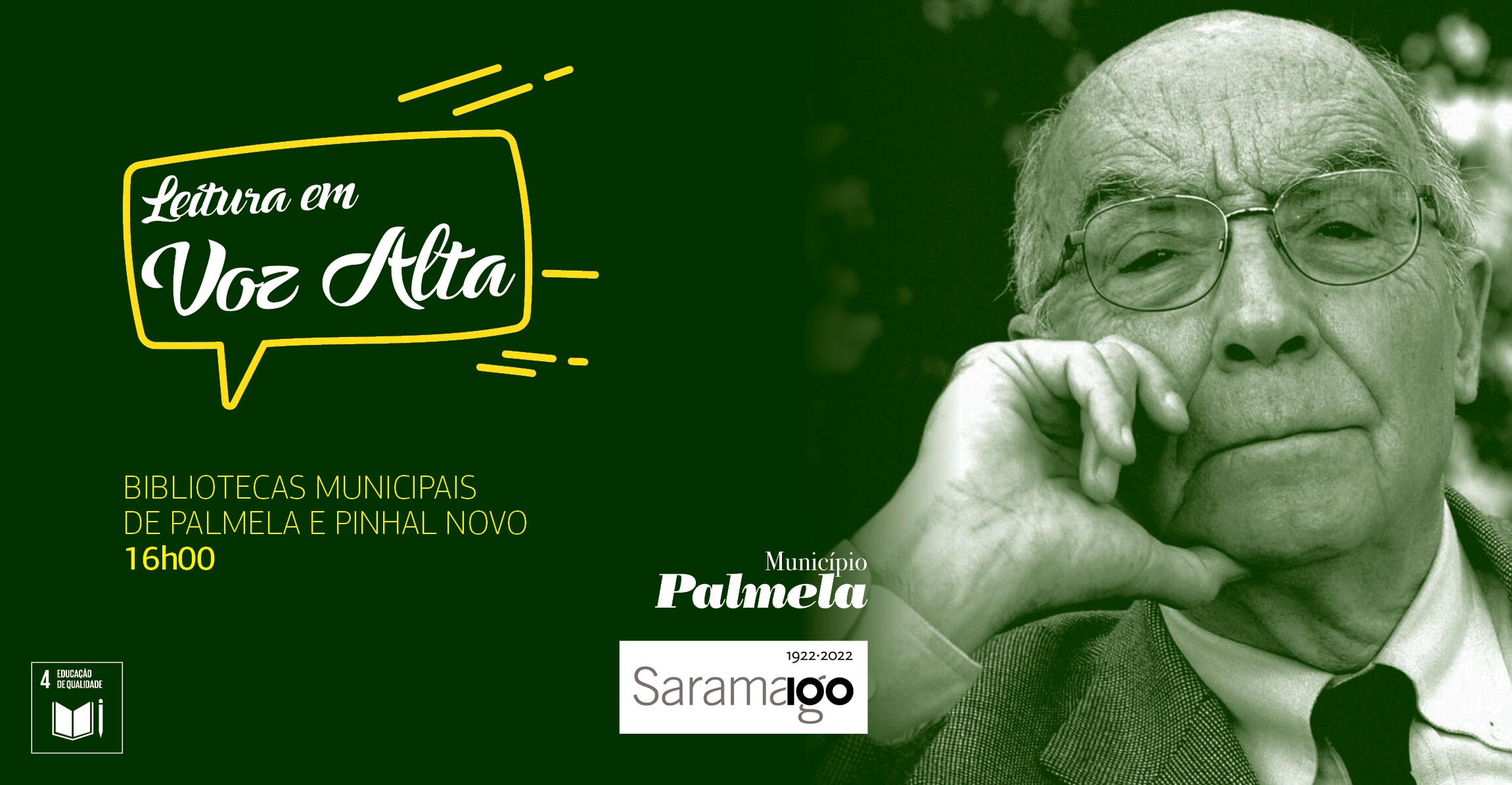 “Leitura em Voz Alta” de Saramago a 3 de setembro