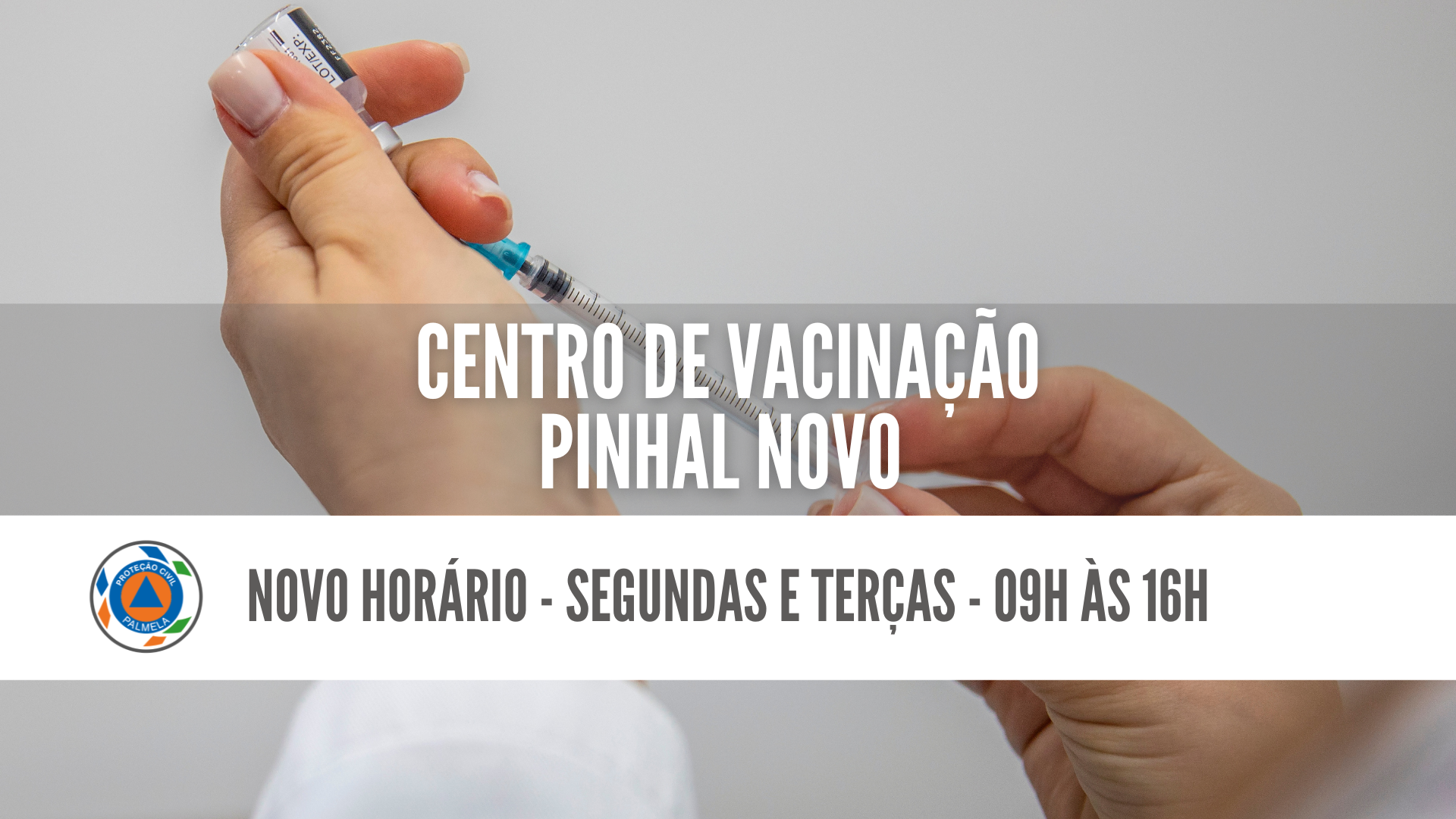 Centro de Vacinação Pinhal Novo: novo horário em setembro