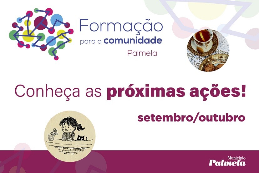 “Formação para a Comunidade” com novas ações em setembro e outubro - inscreva-se!