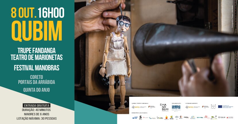 Trupe Fandanga apresenta “QUBIM” nos Portais da Arrábida Festival Manobras em Palmela