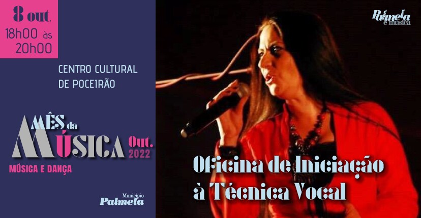 “Outubro - Mês da Música”: participe na Oficina de Iniciação à Técnica Vocal
