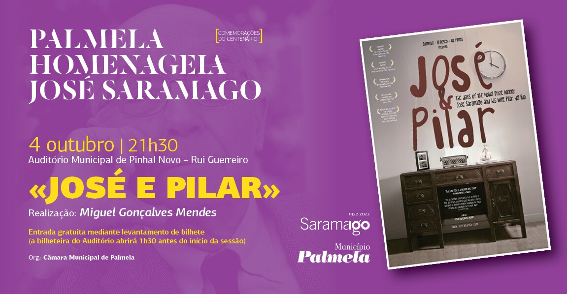 Documentário “José e Pilar” exibido em Pinhal Novo a 4 de outubro