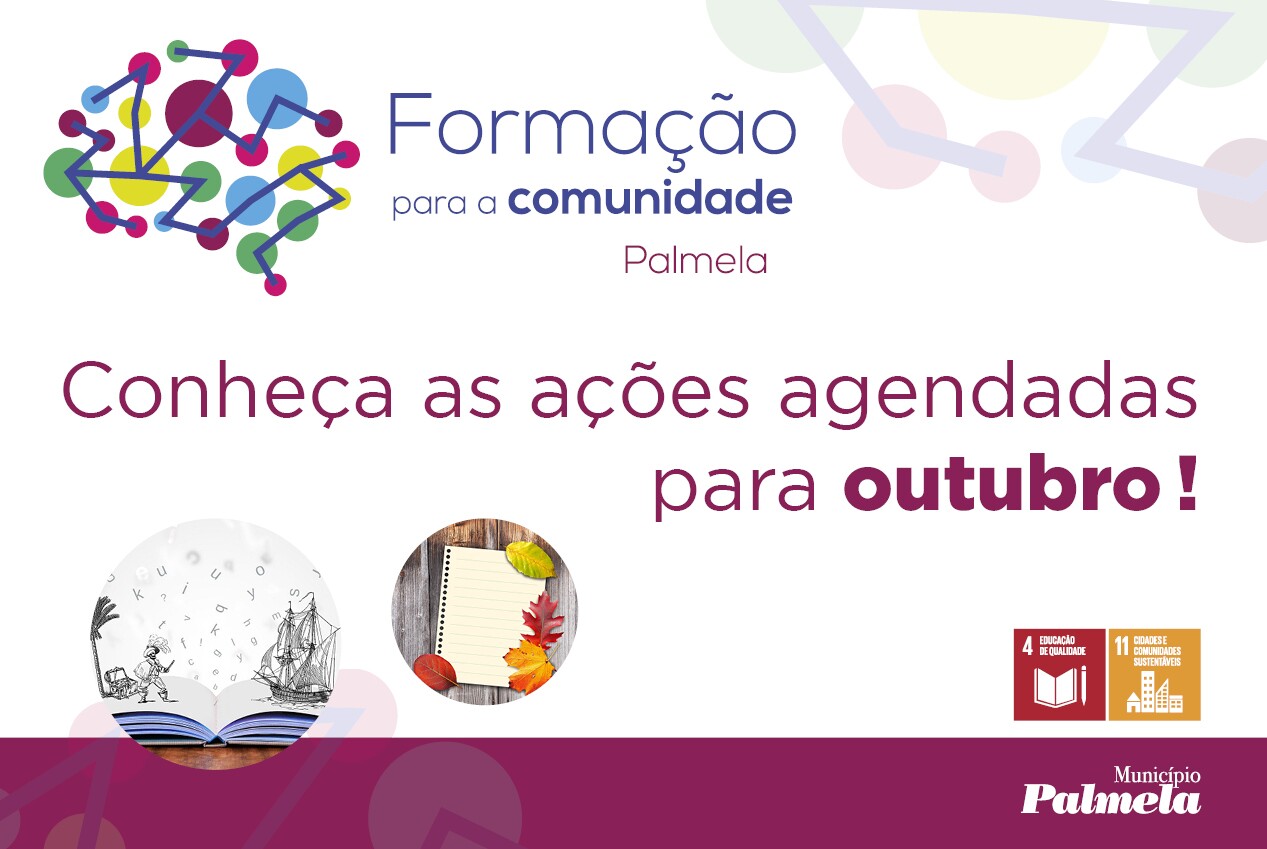 “Formação para a Comunidade”: outubro - há novas ações para se inscrever!