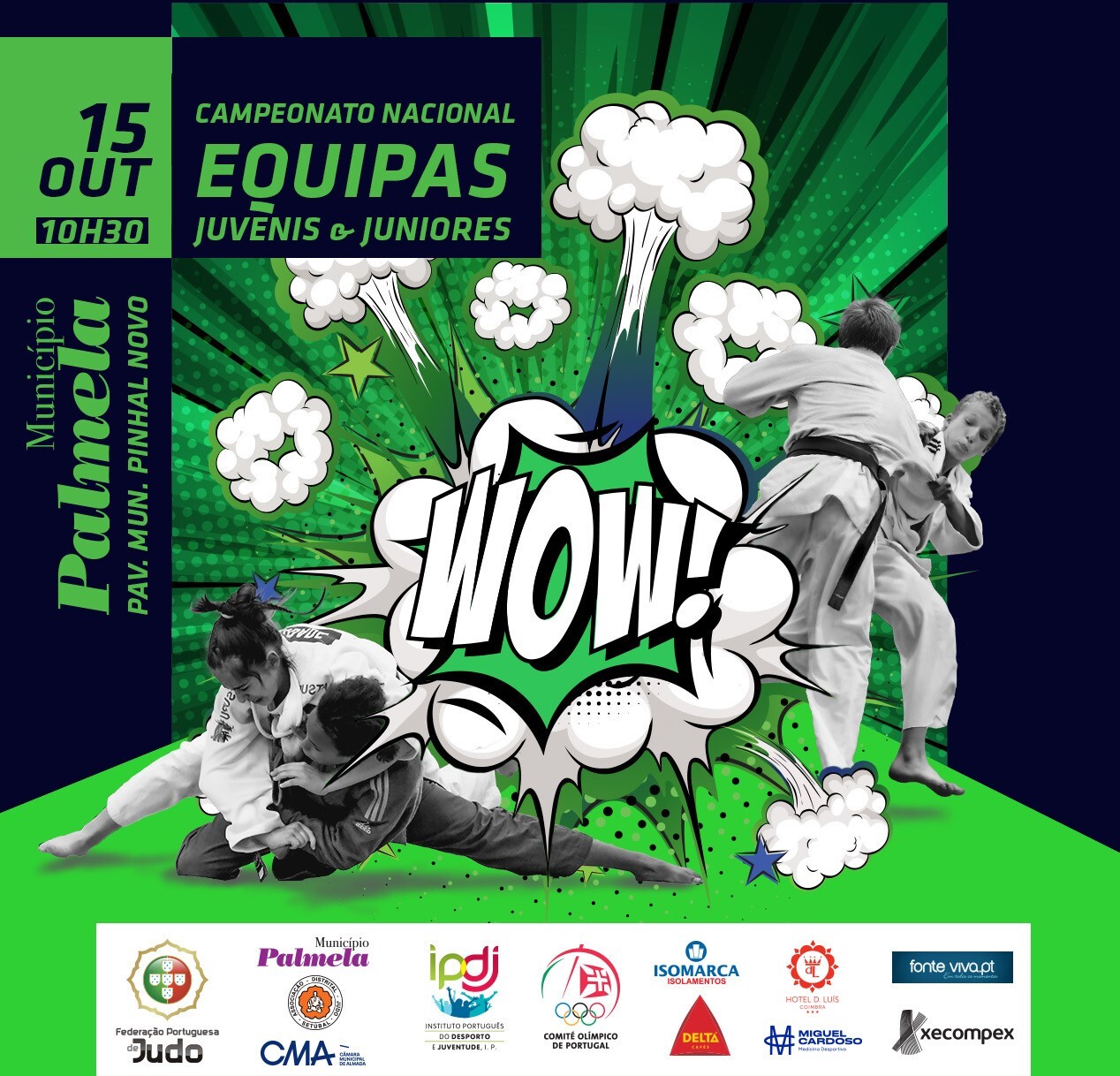 Campeonatos Nacionais reúnem 550 judocas em Pinhal Novo