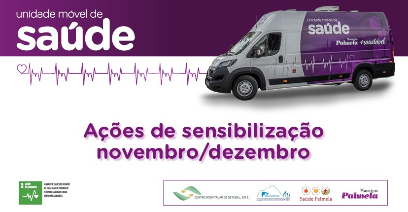 + ações gratuitas com a Unidade Móvel de Saúde até ao final do ano!
