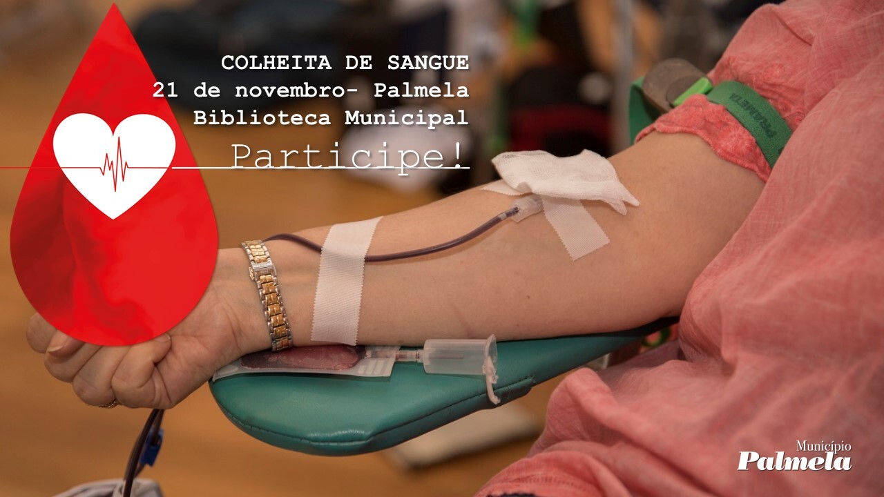 Colheita de sangue a 21 de novembro, em Palmela – participe!