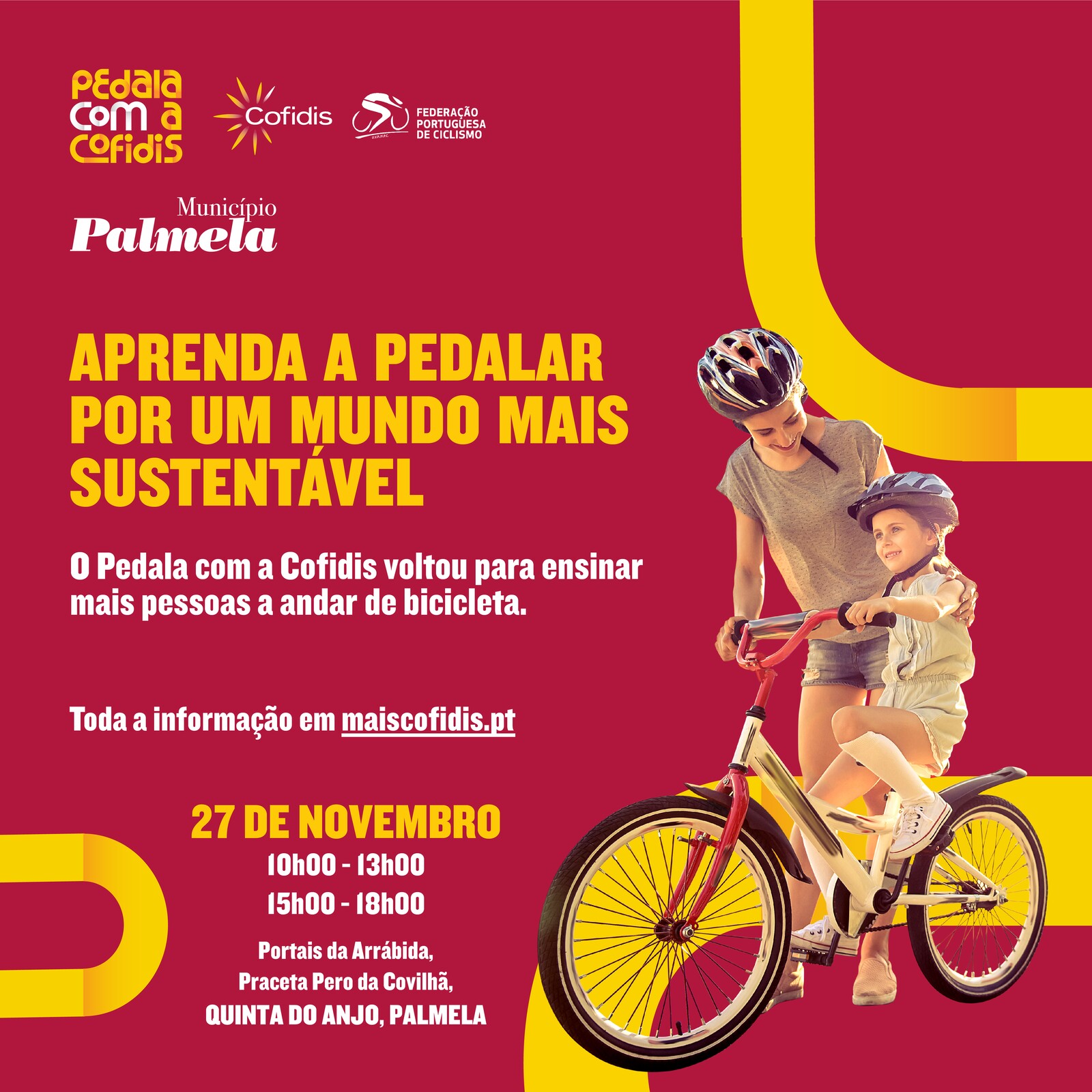 “Pedala com a Cofidis”: aprenda a andar de bicicleta em família!