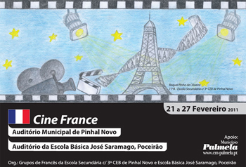 Pinhal Novo e Poceirão recebem ciclo de cinema francês de 21 a 27 de Fevereiro 