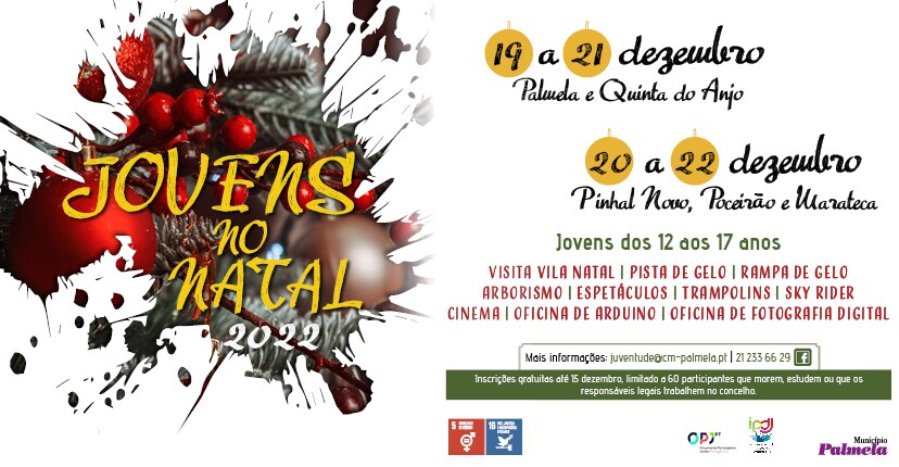 Programa “Jovens no Natal” – inscrições a decorrer!