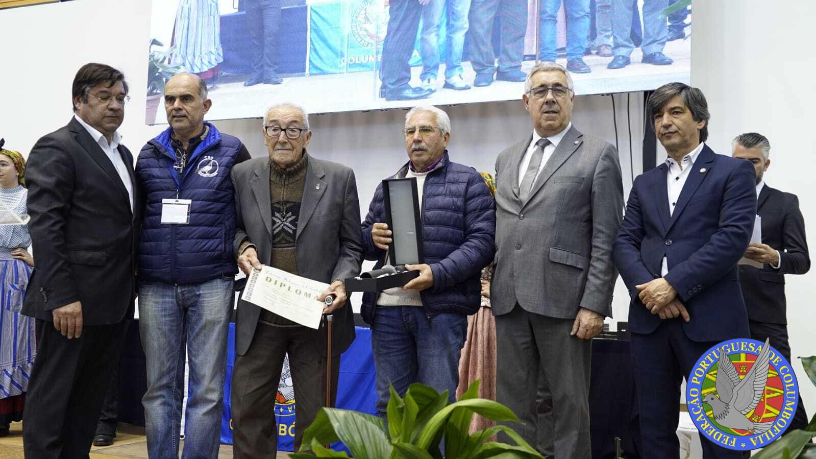 Tarquínio da Silva Reis homenageado pela Federação Portuguesa de Columbofilia